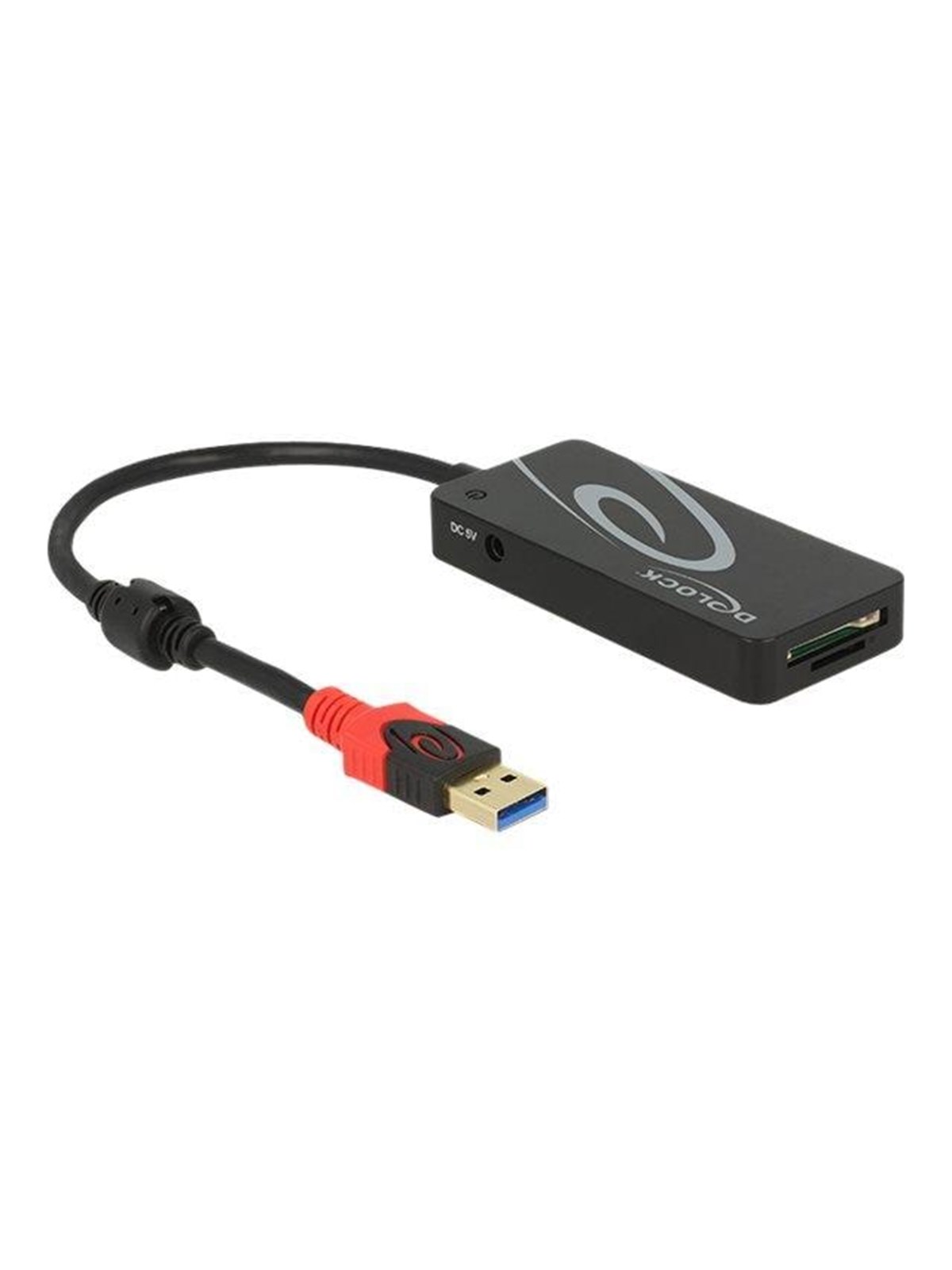 DeLOCK Hub - 3 Ports USB-Hubs - 3 - Schwarz