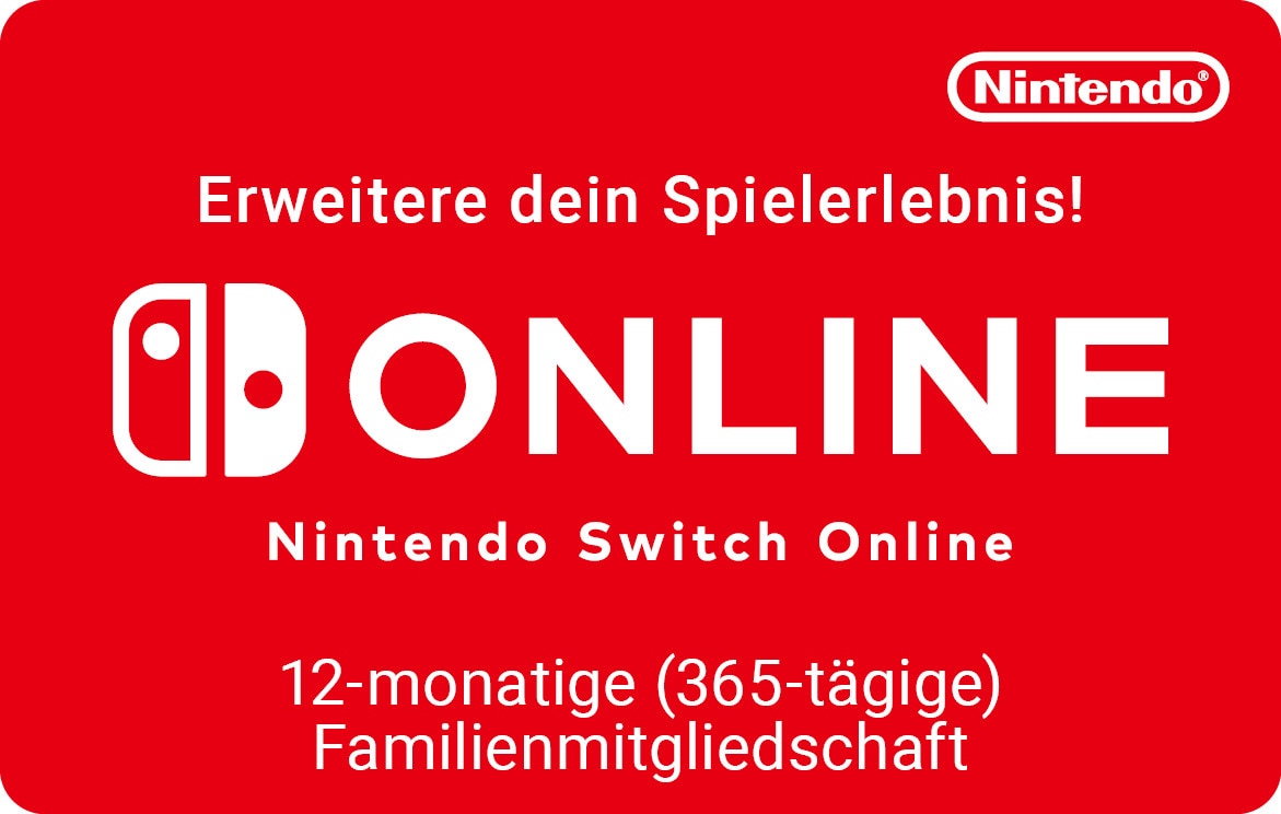Nintendo Switch Online 365 Tage Familienmitgliedschaft - Digitaler Code