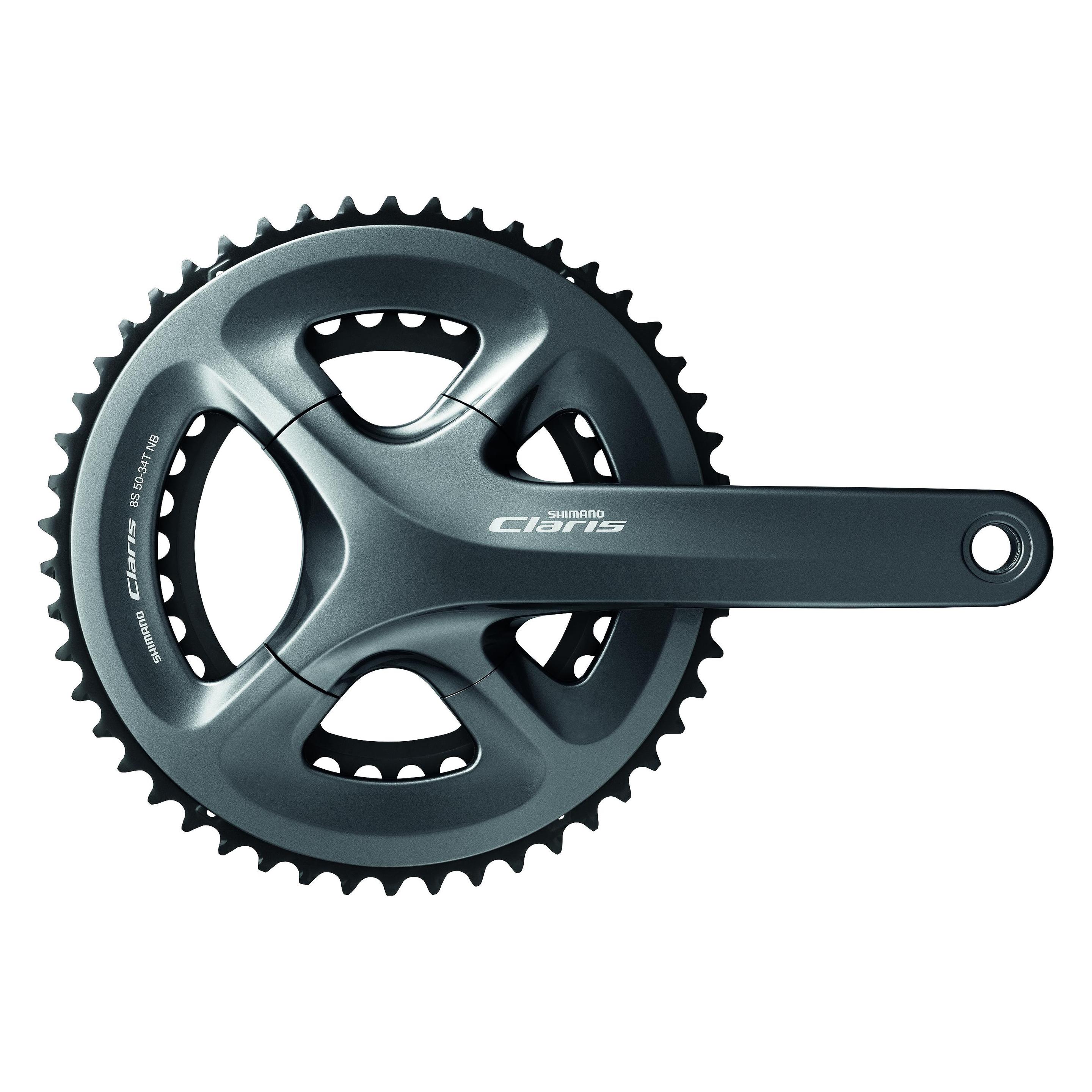 Shimano Claris FC-R2000 Kurbelgarnitur 2x8s 50-34T (170 mm) (EFCR2000CX04X)