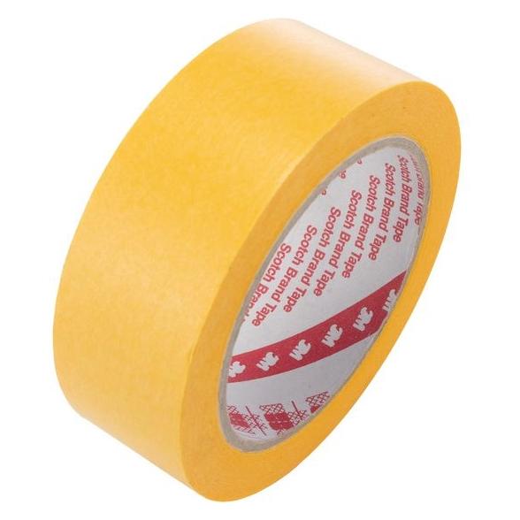 3M Scotch Super UV-Abdeckband 244, 0,08mm x 36mm x 50m gold (36 mm) (3M 244 36MMX50M)