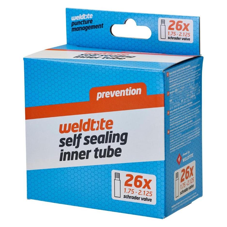 Weldtite Self Sealing Innertube - 26 "X 1,5 - 2,1", Schrader-Ventil (Schrader (AV), 26") (WLD-04014)