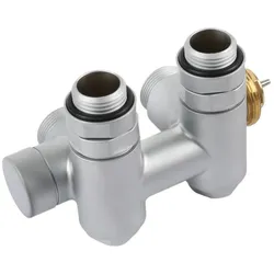 Terma Thermostat-Verbundeckventil 50mm mit Anschlussmöglichkeit für Heizpatronen CYLINDER; links; GZ TGZTST020