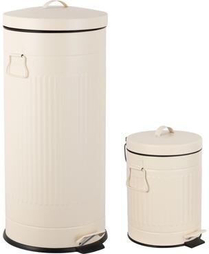 happimess, 8-Gallon Step Trash Can with Soft-Close Lid with Mini Trash Can