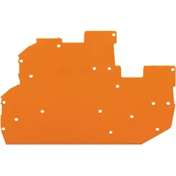 WAGO Abschluss-/Zwischenplatte 1mm, orange 2022-2292