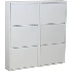 Ebuy24, Schuhschrank, Pisa (101 x 16 x 106 cm)