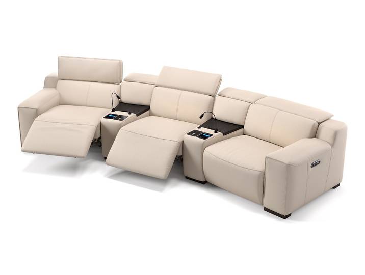 Leder Kinocouch LORETO Relaxsofa