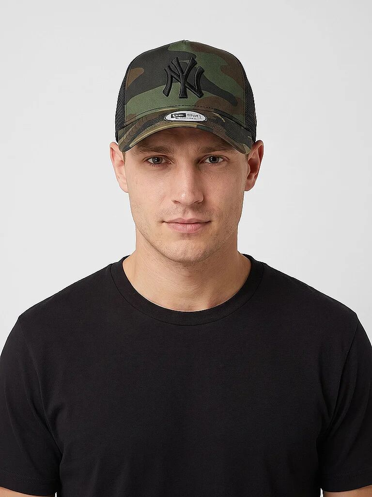 NEW ERA Kappe LEAGUE ESSENTIAL 9FORTY NY EF TRUCKER olive M