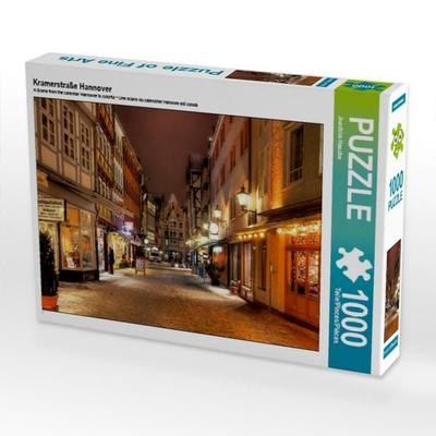 CALVENDO Puzzle Kramerstraße Hannover 1000 Teile Puzzle quer | 1000 Teile Lege-Größe 64 × 48 cm Foto-Puzzle für glückliche Stunden