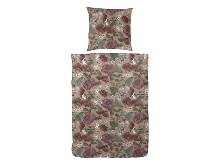 Primera Sempre Edel flanellen beddengoed 174141 rozen kleur: taupe 135x200 en 80x80 cm