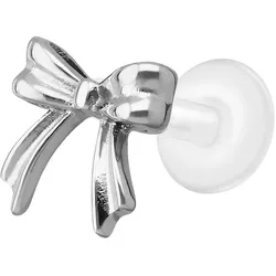 PTFE Labret mit Innengewinde + Titan-Aufsatz SCHLEIFE