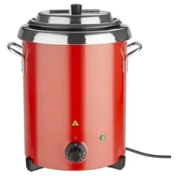 Buffalo Suppenkessel rot 5,7L, mit Handgriffen