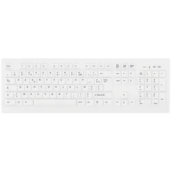 Contour Design Active Key AK-C8100F-FU1-W/FR Tastatur Medizinisch RF Wireless AZERTY Französisch Weiß