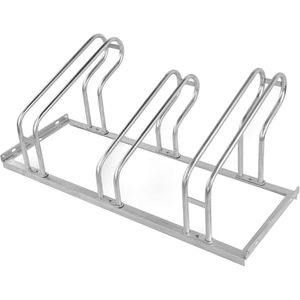 Moravia Fahrradständer Classic, Bodenmontage / freistehend, Einstellparker, Breite 105cm, für 3 Fahrräder