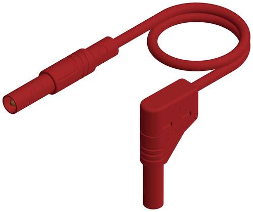 Hirschmann Test & Measurement MLS SIL WG 100/1 Sicherheits-Messleitung Lamellenstecker 4mm Lamellenstecker 4mm 1.00m Rot 1St.
