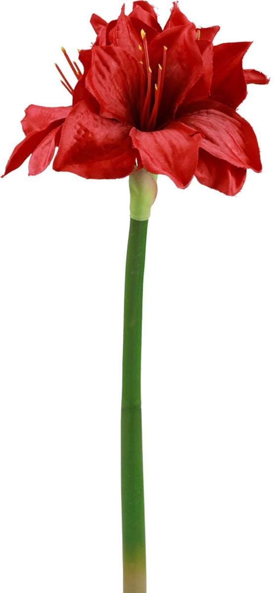 Rode Kunst Amaryllis Kerstbloemen L40cm