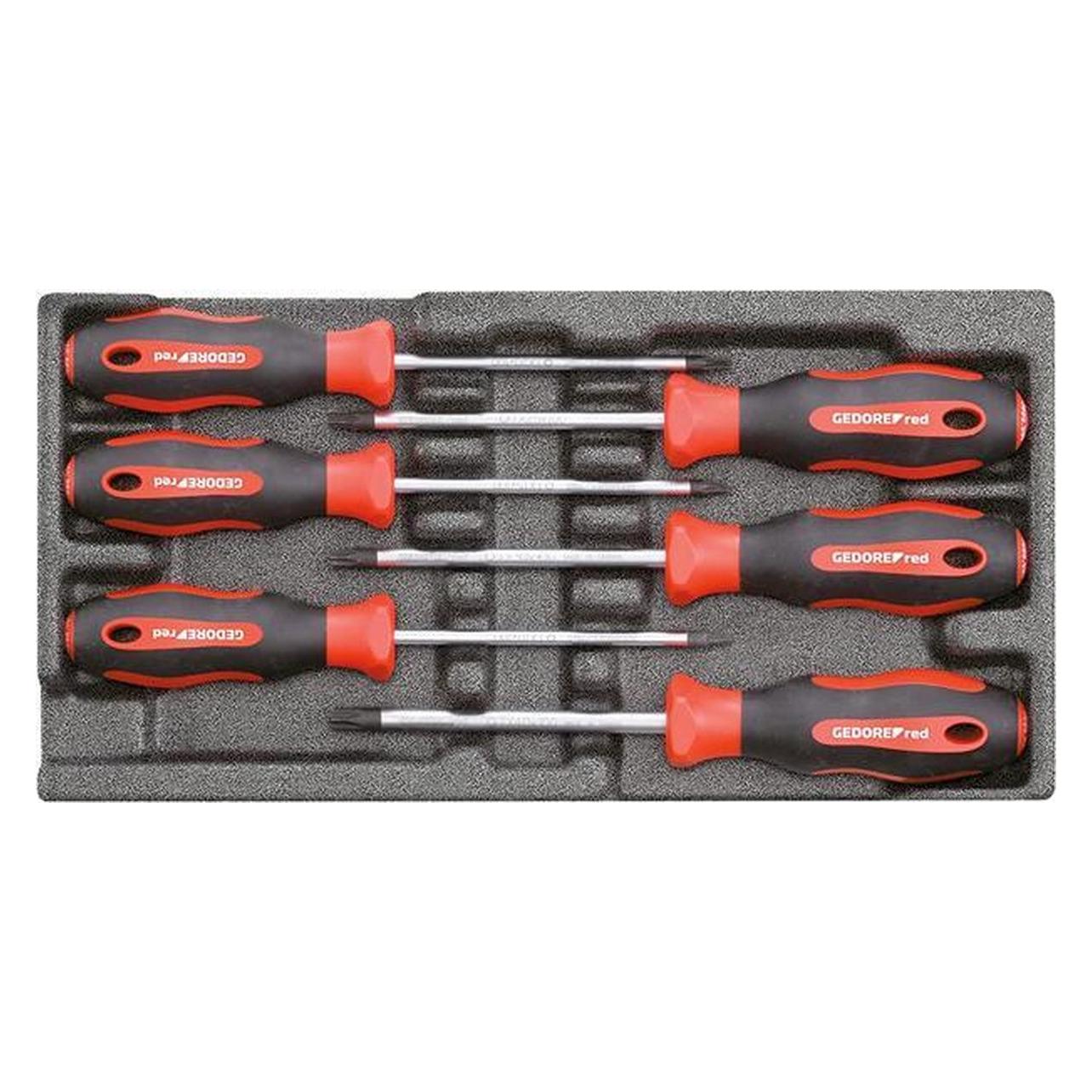 Gedore Red red R22150015 Schraubendrehersatz TX 2/6 CT-Modul 6-teilig (3301714)