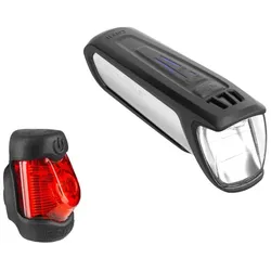 BUSCH + MÜLLER LED Akku Beleuchtungsset IXON Core 2 Highbeam + BRIXXI