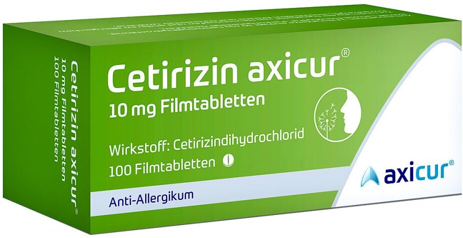 Cetirizin axicur 10 mg Filmtabletten