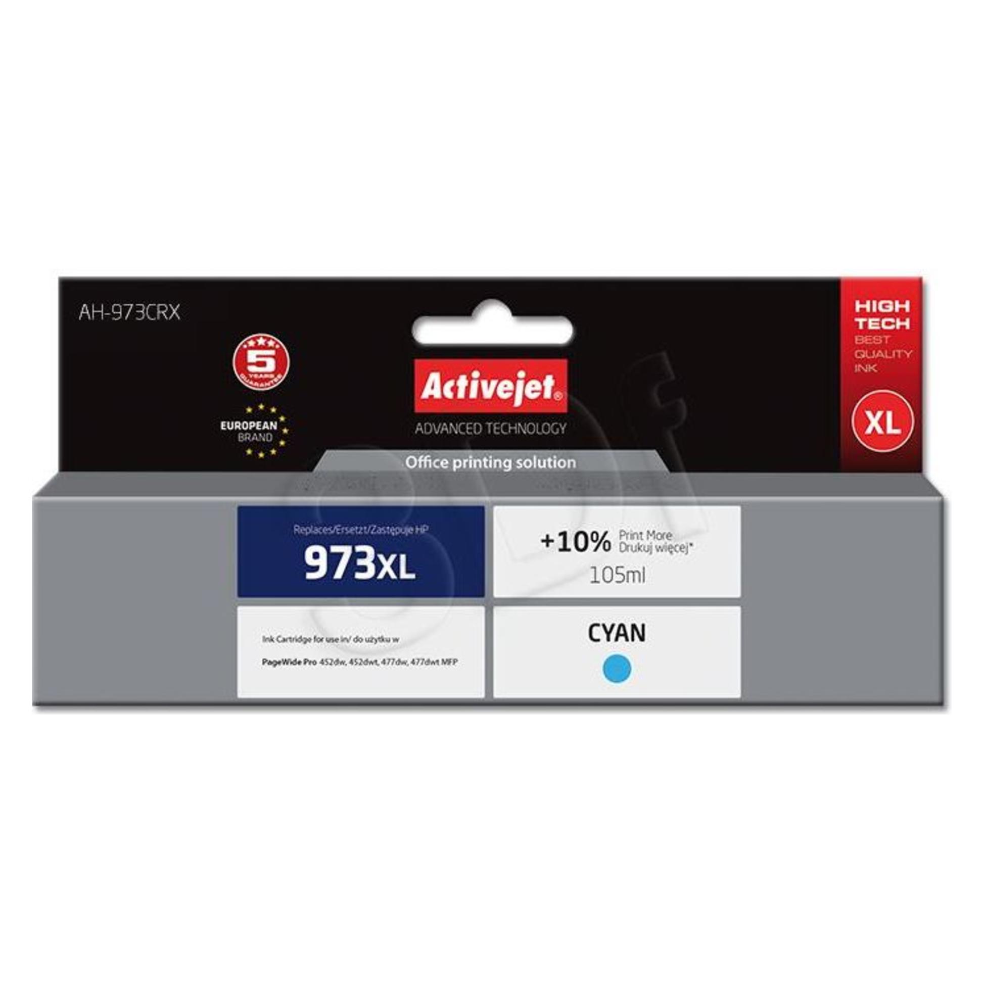 Activejet AH-973CRX  - Tinte auf Farbstoffbasis - Cyan - HP - Einzelpackung - (C) (AH-973CRX)
