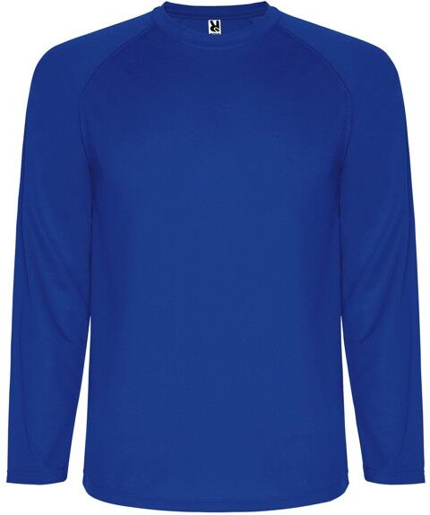 T-shirt technique personnalisable certifié UV Montecarlo L/S M Bleu Royal