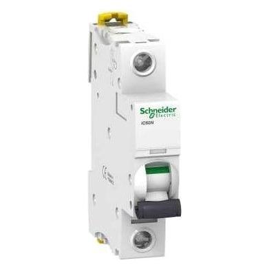 Schneider Automatischer Schutzschalter IC60N, 1P, C, 10kA, 63 A (A9F74163)