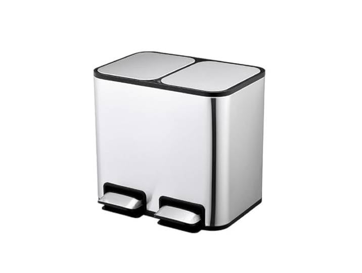 FZL02068LM Badezimmer Mülleimer, Küchenmüll Oder Recyclingbehälter(Silver)