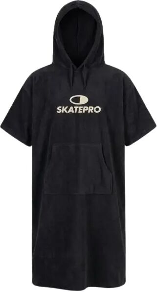 SkatePro Towel Poncho (Black)  - Black