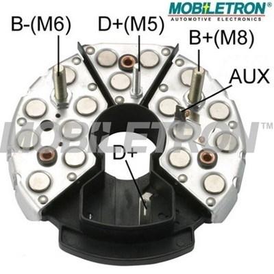 MOBILETRON Gleichrichter, Generator rb78ha 145mm für SAAB Volvo Iveco Mercedes
