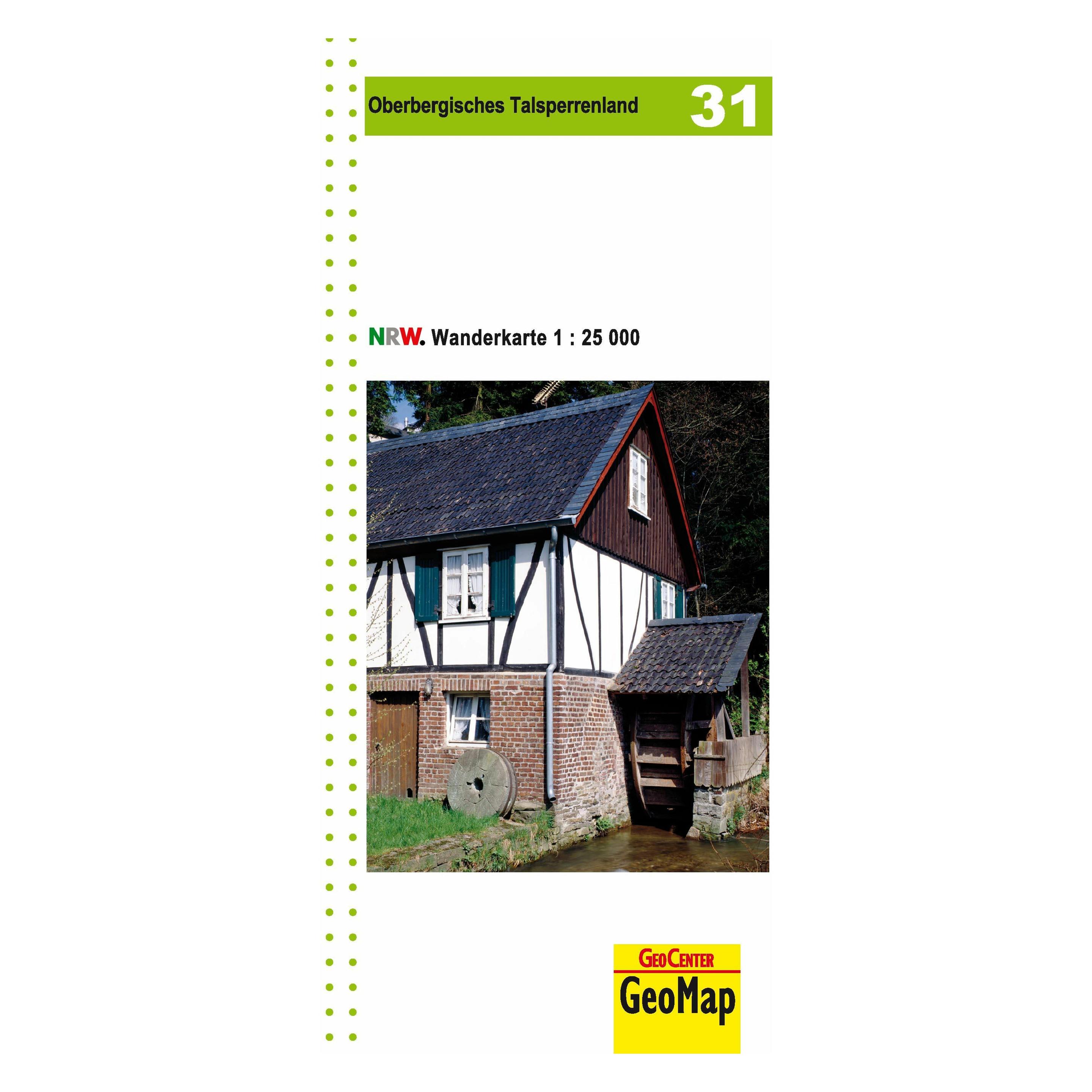 Geo-Center Oberbergisches Talsperrenland Blatt 31, topographische Wanderkarte NRW (39198524)