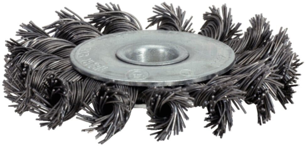 KS Tools Rostfreie Stahldrahtrundbürste 0,5mm, Ø 100mm (340.0045)