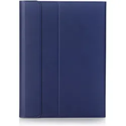 Lobwerk 2in1 Bluetooth Tastatur und Cover für Apple iPad Pro 10.5 Air 3 10.5 Zoll Case Schutz Hülle Blau (Apple iPad Pro 10.5 2017), Tablet Hülle, Blau