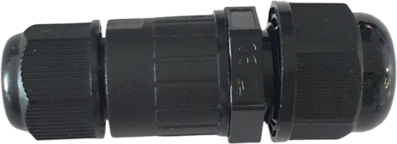 Optonica Connecteur Linéaire 1 sortie étanche IP68 NOIR