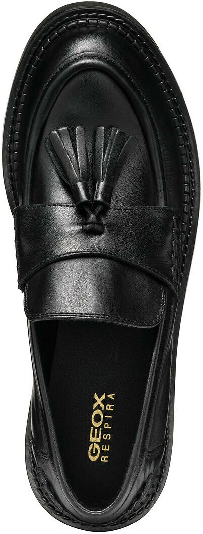 GEOX Mocassins respirants en cuir Serilda à glands