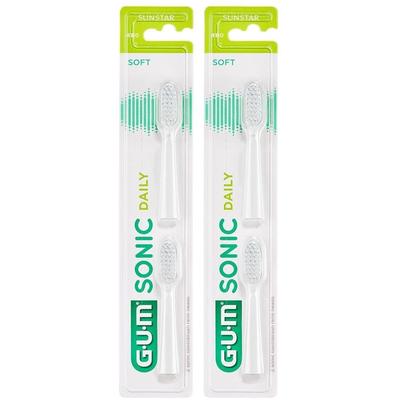 GUM Sonic Daily ERS Weiss x2 2x2 St Zahnbürste