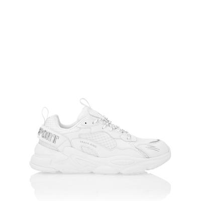 Sneaker PLEIN SPORT "Track King", Damen, Gr. 35, Normalschaft, weiß (01, weiß), Schuhe Sneaker