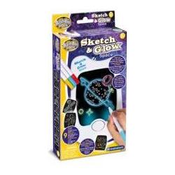 Brainstorm Sketch&Glow Tablett - Weltraum (Deutsch) (E2096)
