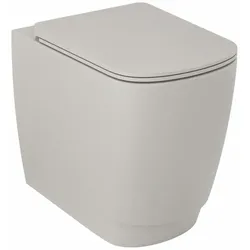 Kludi-RESA S Spiralflush-Stand-WC, 55 cm, Universalförmiger Abfluss Matt Light Dove
