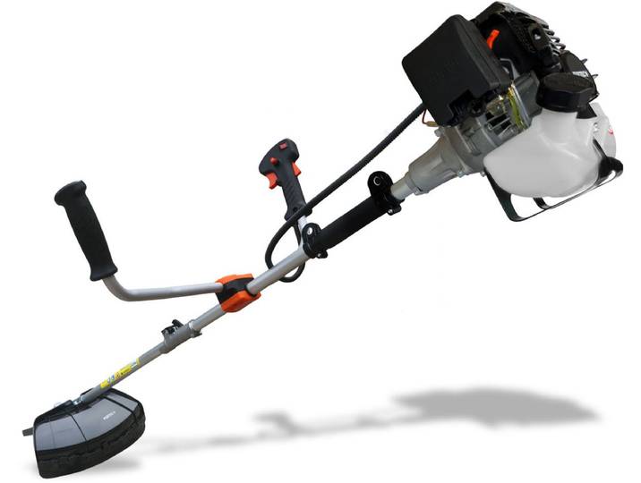 FUXTEC FX-MS125 Benzine Bosmaaier 2-in-1 – 25\,4cc 2-takt – Grastrimmer met mes & draad – 305 mm snijbreedte – Slechts 5\,5 kg