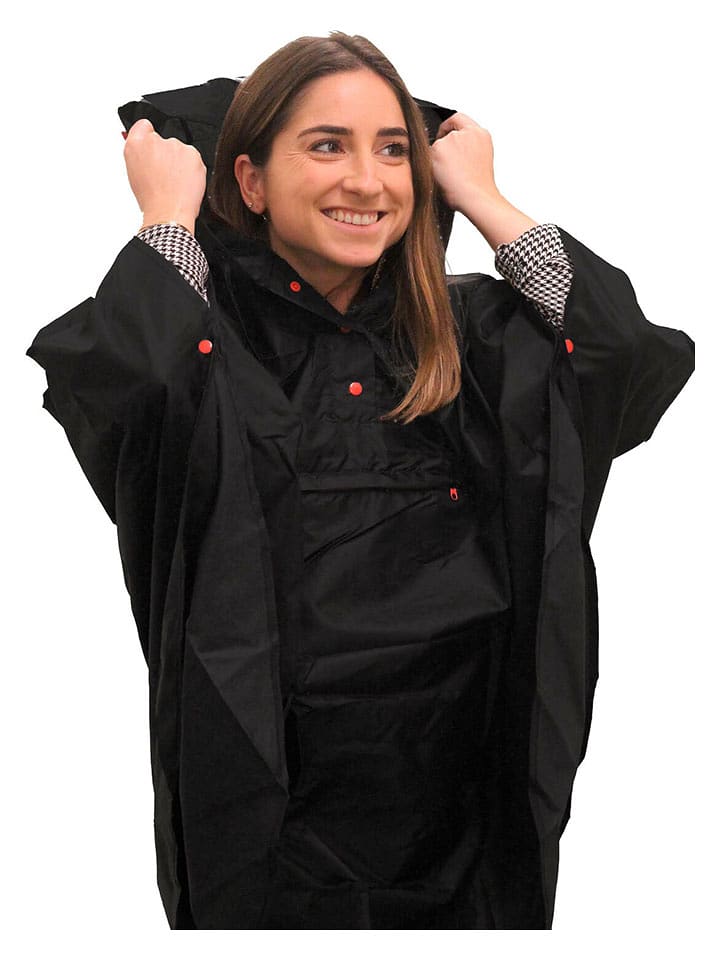 SMATI Regenponcho in Schwarz - onesize