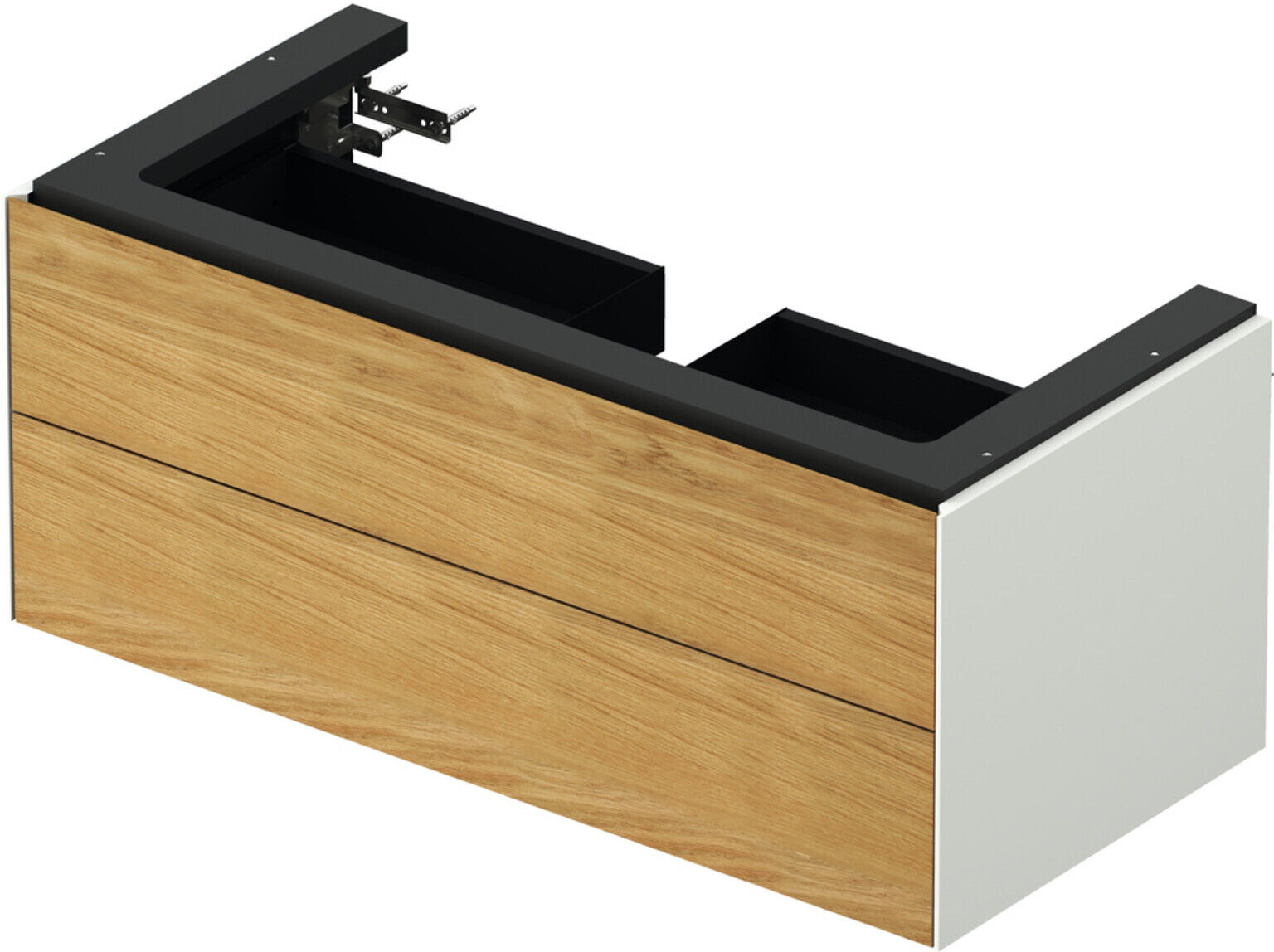Duravit Waschtischunterschrank o. ES White Tulip 41x98,4x45,8cm, 2 SBK, E N w s-matt (WT43420H5360010)