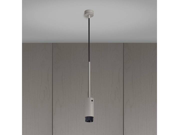 Buster + Punch Exhaust Pendant Cross grau/schwarz Cross, dimmbar, alu / grau / zink, für Wohn- / Esszimmer, Aluminium, Design