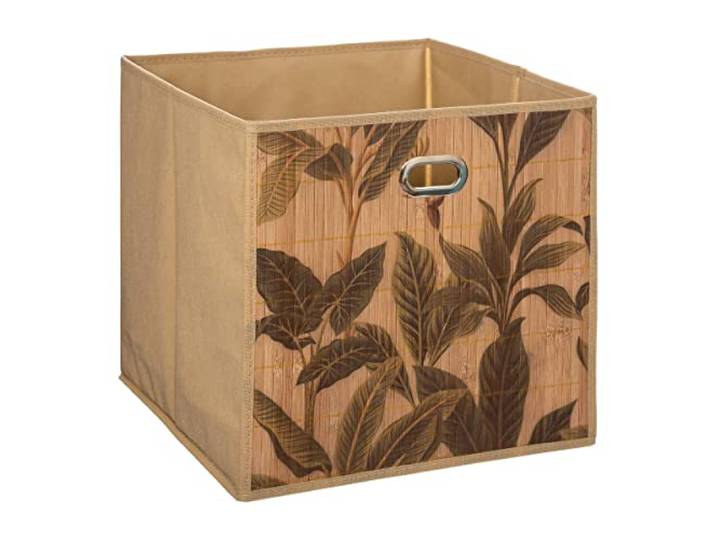 FIVE - Boite de Rangement Bambou 31 x 31 cm