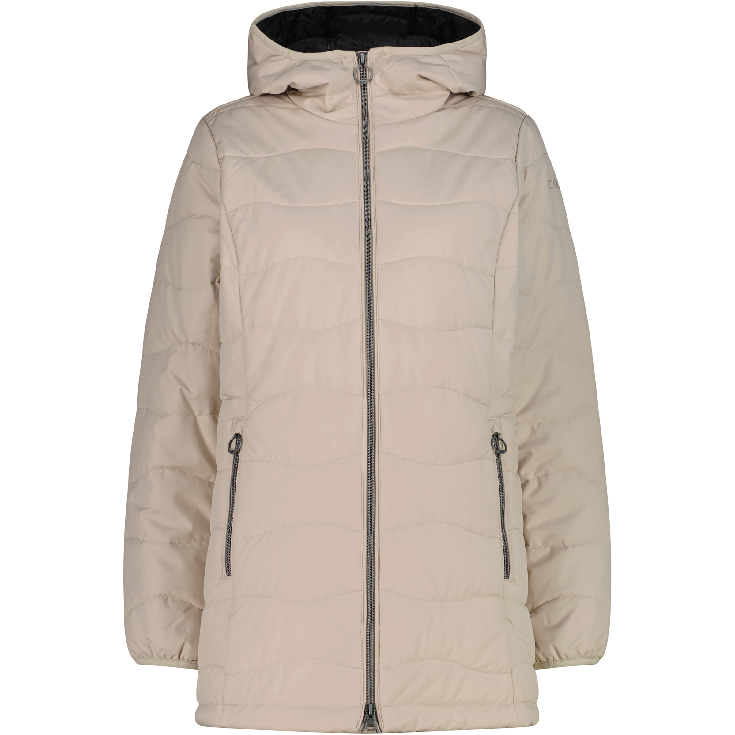 CMP Parka Damen Winterjacke beige Größe S Lifestyle
