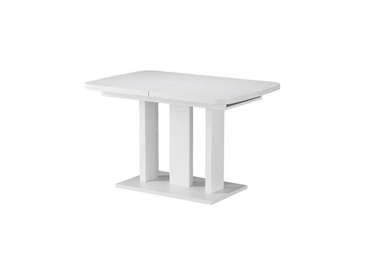 Vicco Esstisch Fenaro, Weiß, 120-160 x 80 cm 2 Teile, Rechteckig, 120x77.3x80 cm, Esszimmer, Esstische