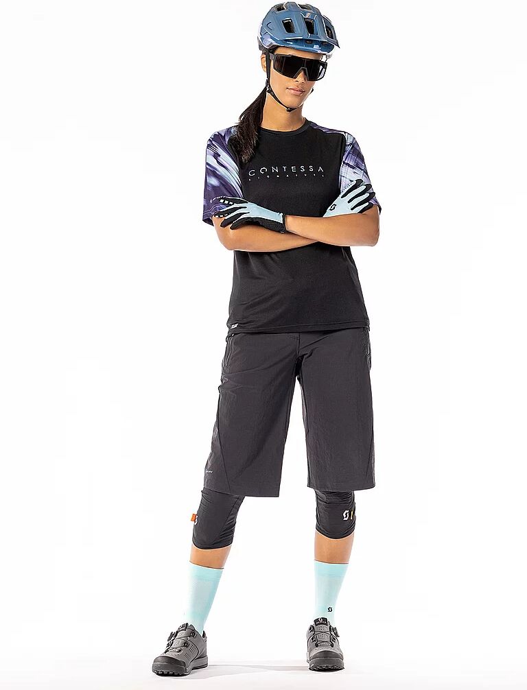 Scott Damen Radshorts Trail Contessa Sign. schwarz   S W