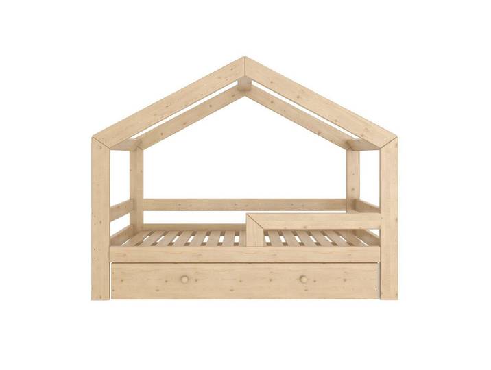 Need Sleep Hausbett Symmetrisches Hausbett mit Schublade und Rausfallschutz 90x180 cm