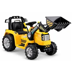 Elektroauto für Kinder Baggerlader Traktor Schlepper ZP1005 Gelb 2.4G
