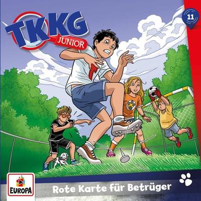 TKKG Junior - Folge 11: Rote Karte für Betrüger - Frank Gustavus,Stefan Wolf, Audio, 4064066611125