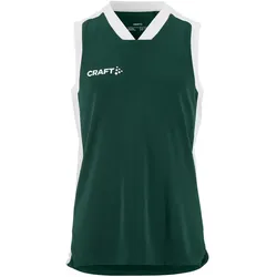 CRAFT Basket 2.0 Contrast Basketballtrikot Kinder 639W - forest/contrast white 134/140