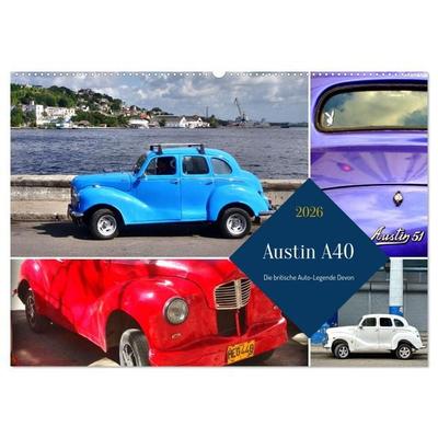 Austin A40 - Die britische Auto-Legende Devon (Wandkalender 2026 DIN A2 quer), CALVENDO Monatskalender